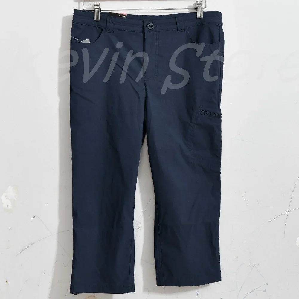 Blue  NWT Eddie‎ Bauer Ladies' Tech Capri